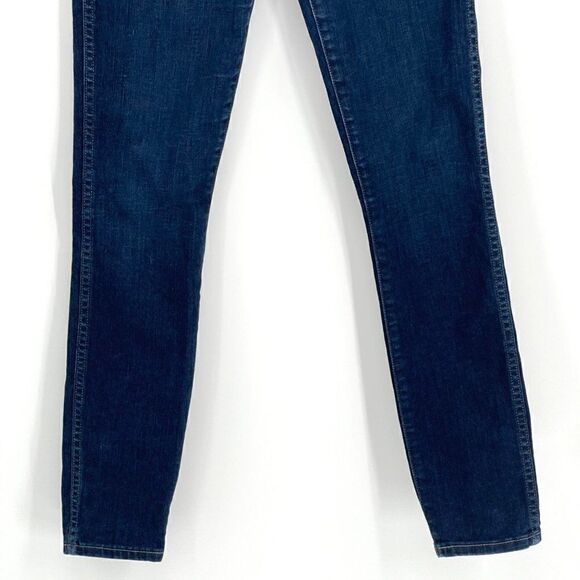 Madewell 10"‎ High Riser Skinny Skinny Jeans F4684 Dark Wash Stretch Women 25 - Picture 6 of 15